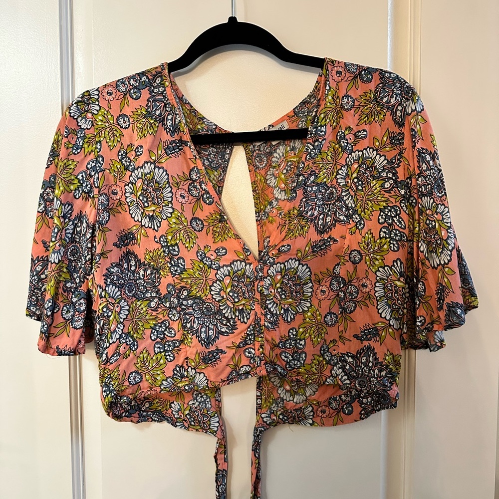 Floral Crop Top